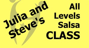 thursday salsa class with julia and steve